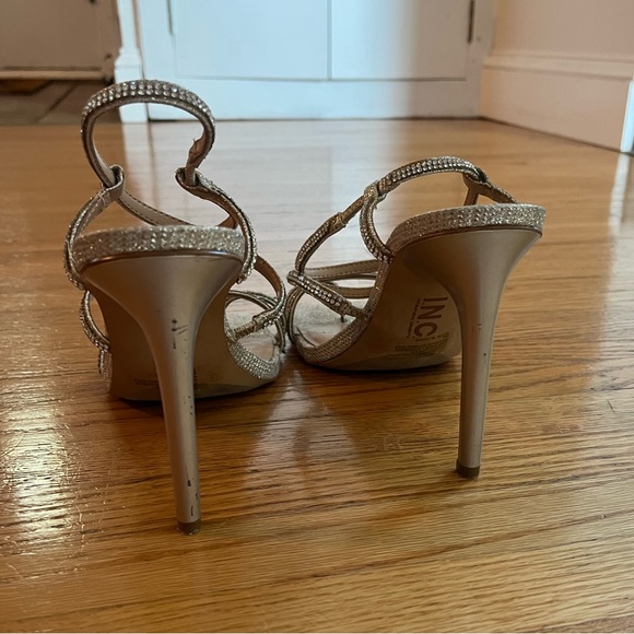 INC Heels, Silver - Size 8 - Picture 3 of 4